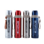 Stainless Steel Thermos Cup Travel Camping Water Cup Custom Sports Kettle