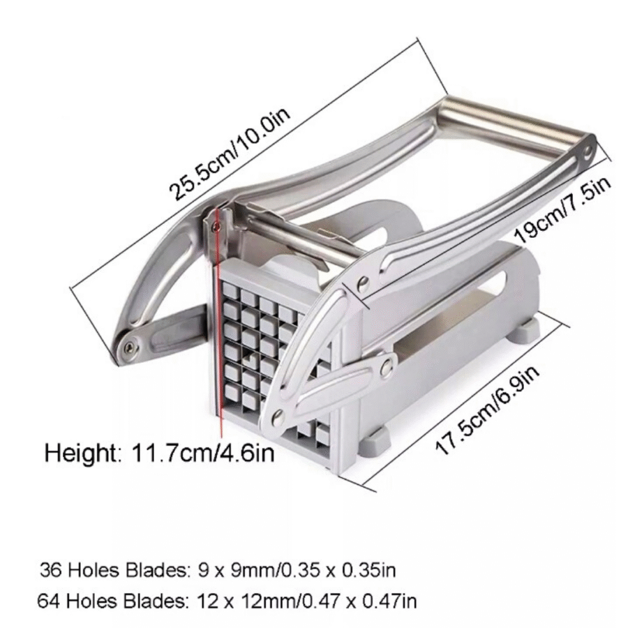 Stainless Steel Potato Vegetable Cutter - Image 2