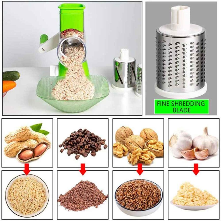 Manual Drum Grater Vegetable Slicer - Image 5