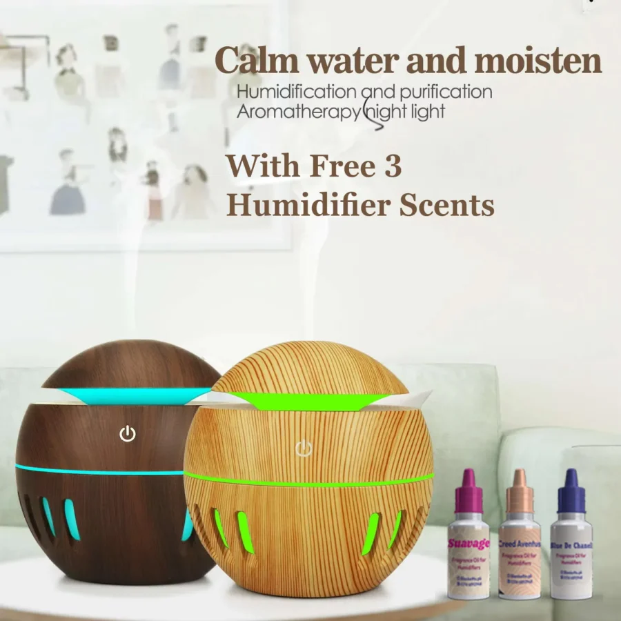 Wood ball, ultrasonic humidifier