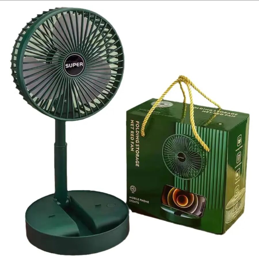 USB Folding Desk Fan – 3 Speed Portable - Image 3