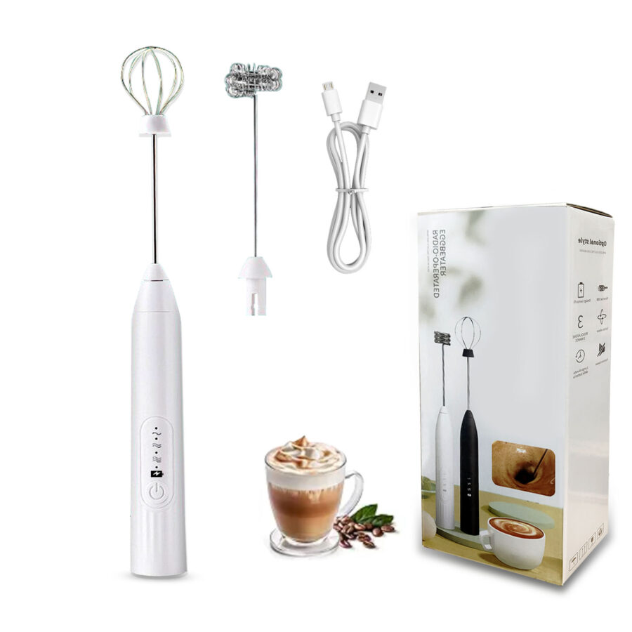 milk frother, coffee frother, handheld whisk, drink mixer, mini blender, foam maker, coffee gift set