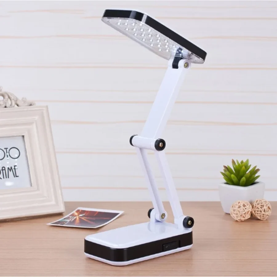 foldable desk lamp, rechargeable LED lamp, student reading light, USB table lamp, writing desk light,