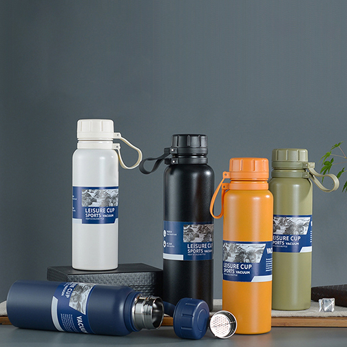 insulated water bottle, gym flask, stainless steel bottle, 800ml sports flask, outdoor bottle, leak-proof gym bottle, double-wall bottle