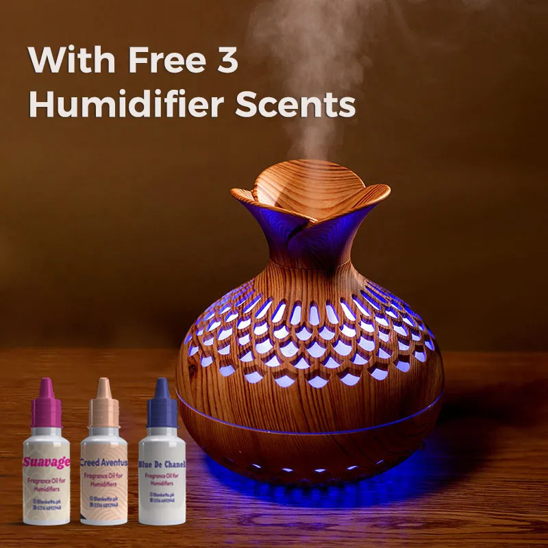usb humidifier, wood grain diffuser, aroma diffuser, 7 color led light, portable humidifier, ultrasonic mist, air humidifier, desktop humidifier, home diffuser, office humidifier, cool mist humidifier, night light diffuser, essential oil diffuser, mini humidifier, stylish diffuser