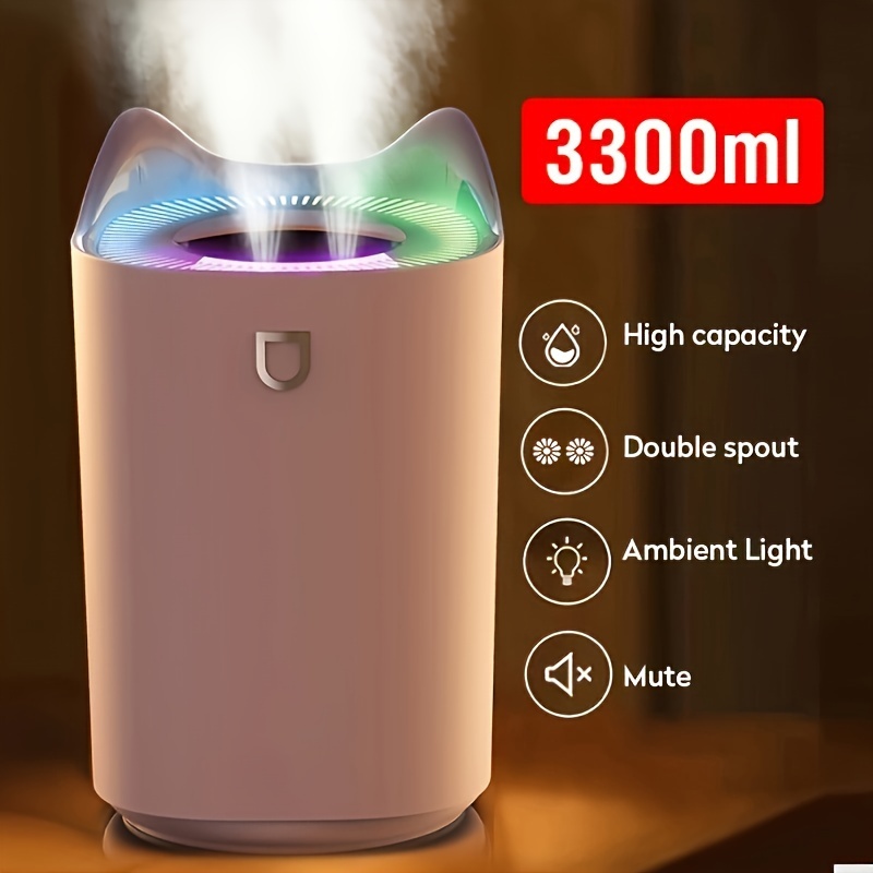 ultrasonic humidifier, 3000ml humidifier, LED air diffuser, essential oil diffuser, H2O humidifier, room humidifier, car air humidifier, USB aroma diffuser, large tank humidifier, quiet air mist, portable humidifier, home air purifier, LED light diffuser, ultrasonic aroma diffuser, cool mist humidifier