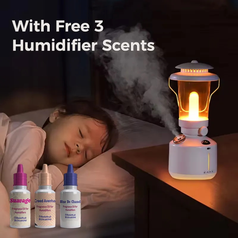 Kerosene Lamp Odor Removal Purifier USB Charging Silent Spray Humidifier