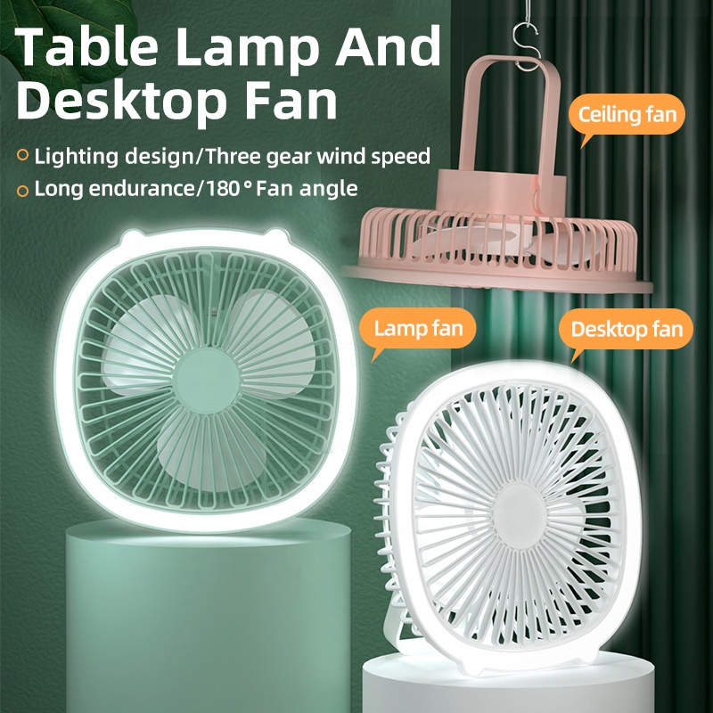 USB ceiling fan, rechargeable fan with light, kitchen ceiling fan, portable ceiling fan, USB household fan, fan with lamp, camping fan, mini ceiling fan, indoor fan, USB light fan,