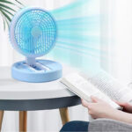 USB desk fan, 8-inch rechargeable fan, camping fan, emergency fan, portable table fan, quiet desk fan, travel fan