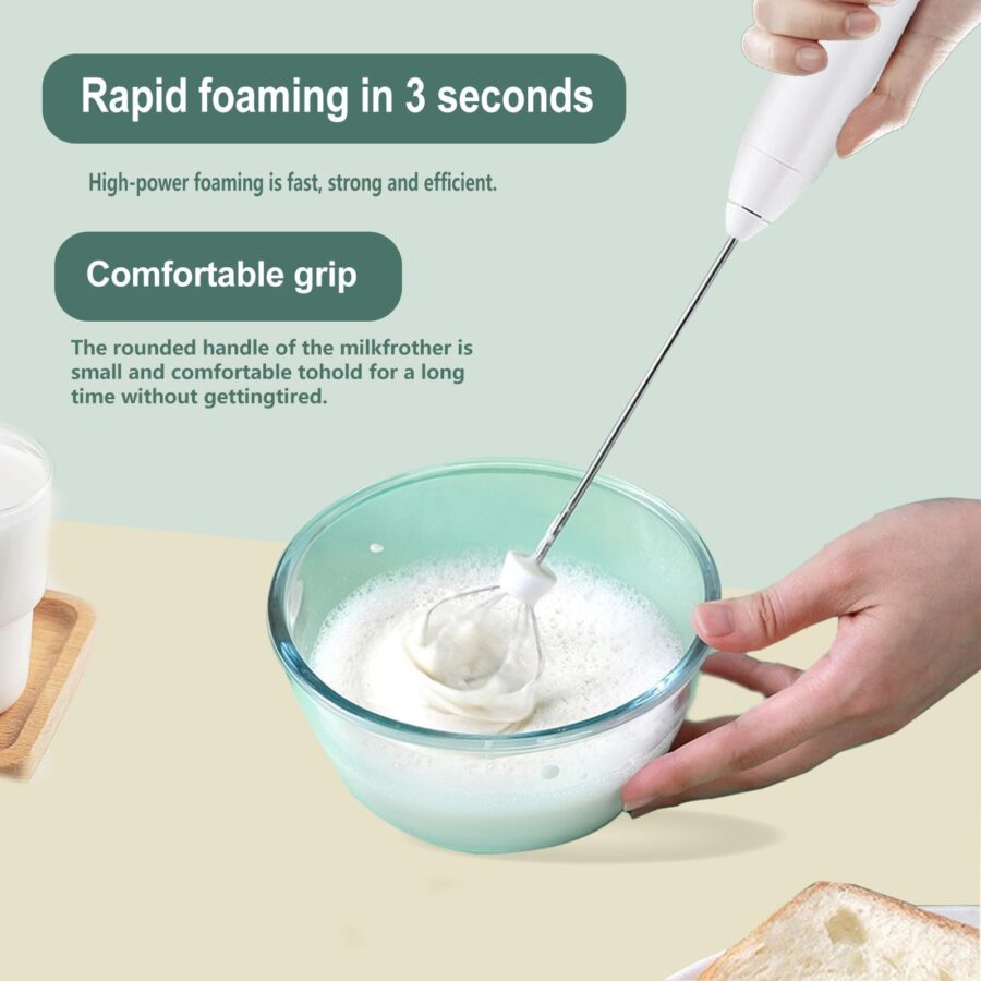 Mini Coffee Frother Set Handheld Whisk - Image 2