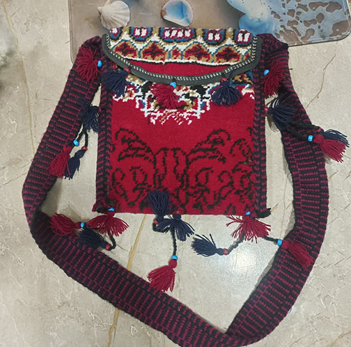 Uzbek Culture Embroidered Phone Purse - Image 2