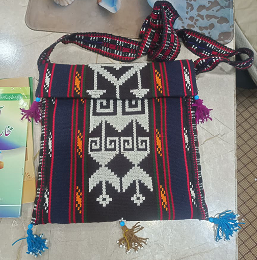 Uzbek Geometric Clutch, Afghan Handbag Compact, Central Asian Embroidered Purse, Tribal Flap Bag, Handmade Ethnic Pouch