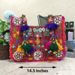 Premium Embroidered Tote, Full Shisha Mirror Bag, Luxury Ethnic Shoulder Bag, Sindhi Bridal Style Tote, Handmade Fully Covered