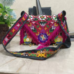 Authentic Uzbek Afghan Culture Bag – Vibrant Woven Tapestry Tote